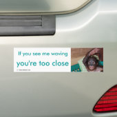 Safe, freundliches treibendes Affen-wellenartig Autoaufkleber (Auf Auto)