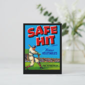 Safe Hit Postkarte (Stehend Vorderseite)