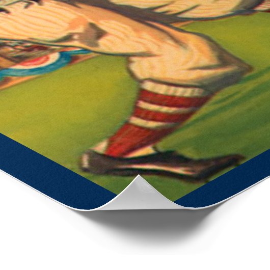 Safe Hit Texas Vegetables-Verkleidungslabel Poster (Ecke)