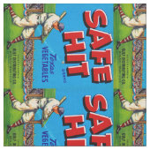 Safe Hit Vintag Lable Art Stoff (Nahaufnahme)