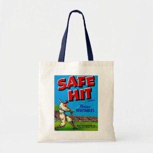 Safe Hit Vintag Lable Art Tragetasche