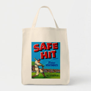 Safe Hit Vintag Lable Art Tragetasche