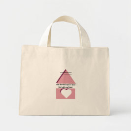 Safe & Kind Spaces Tote Mini Stoffbeutel