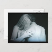 "Safe" Love Couple Embrace Postkarte (Vorne/Hinten)
