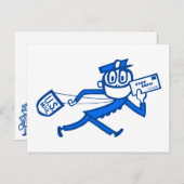 Safe Mail Carrier Postkarte (Vorne/Hinten)