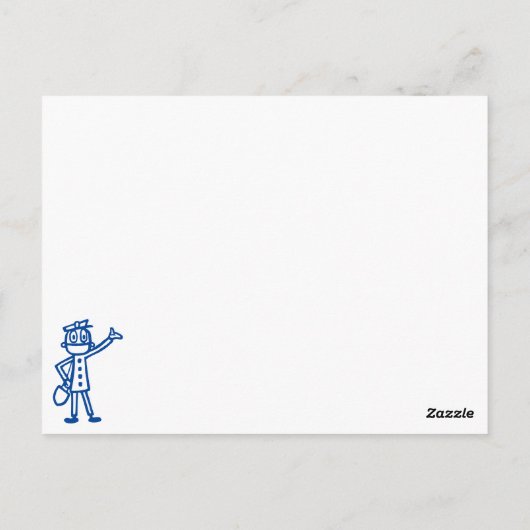 Safe Mail Carrier Postkarte (Rückseite)