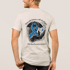 Safe Place – Child Abuse Prevention Awareness Tri-Blend Shirt