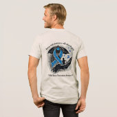 Safe Place – Child Abuse Prevention Awareness Tri-Blend Shirt (Rückseite voll)