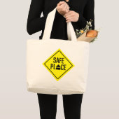 Safe Place Jumbo Tote Bag Jumbo Stoffbeutel (Vorderseite (Produkt))