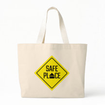 Safe Place Jumbo Tote Bag