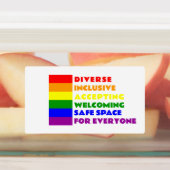 Safe-Space-Aufkleber LGBTQ+ Etiketten (Befestigt)