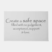 Safe Space Door Matt Fußmatte (Vorderseite)