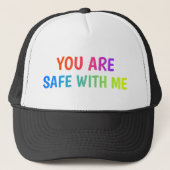 Safe Space Trucker Hut - Sie sind sicher Truckerkappe (Vorderseite)