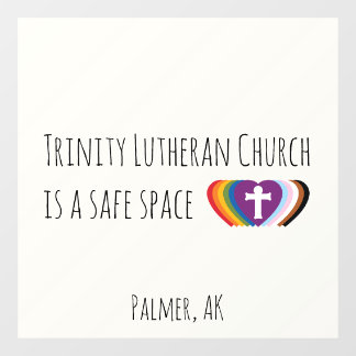 Safe Space Window Cling  Fensteraufkleber