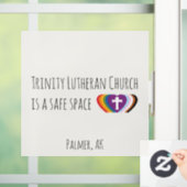 Safe Space Window Cling  Fensteraufkleber (Zuhause)