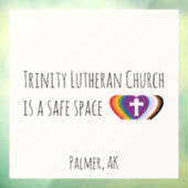 Safe Space Window Cling  Fensteraufkleber (Blatt 3)