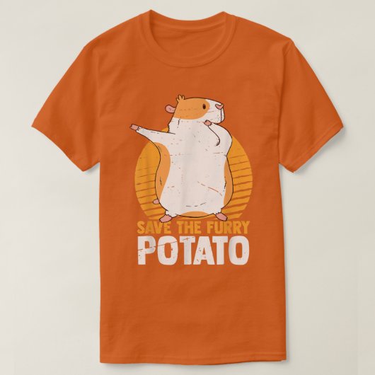 Safe The Furry Potato Guinea Pig 133 T-Shirt (Design vorne)