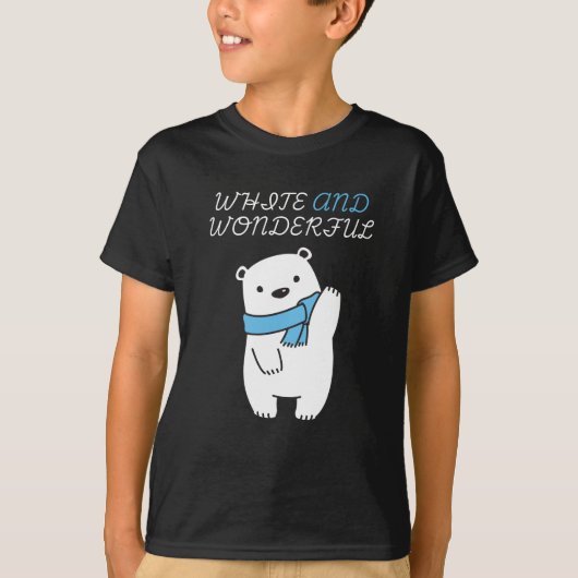 SAFE THE POLAR BEARS\CUTE AND WHITE POLAR BEAR T-Shirt (Vorderseite)