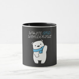SAFE THE POLAR BEARS\CUTE AND WHITE POLAR BEAR TASSE
