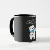 SAFE THE POLAR BEARS\CUTE AND WHITE POLAR BEAR TASSE (Vorderseite Links)