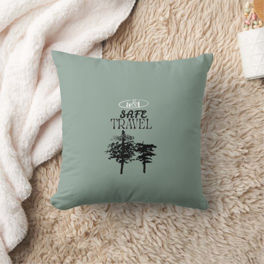 Safe Travel Pines Throw Kissen (Decke)