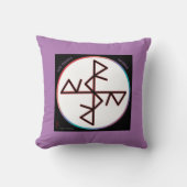 Safe Travels Bindrune Pillow Kissen (Vorderseite)