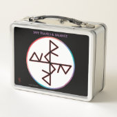 Safe Travels Bindrune #RuneKids Metall Brotdose (Rückseite)