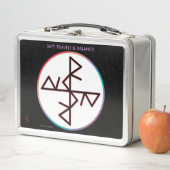 Safe Travels Bindrune #RuneKids Metall Brotdose (Beispiel)