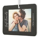 Safe Travels Gift For Him Custom Photo Car Autolufterfrischer (Links)