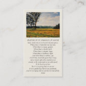 Safely Home Orange Blue Green Sympathy Visitenkarte (Vorderseite)