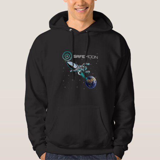 Safemoon Space Astronaut Safe Moon Premium Hoodie (Vorderseite)