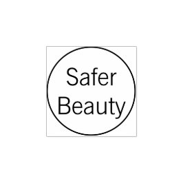 Safer Beauty Briefmarke Gummistempel