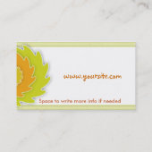 Safer Business Card Visitenkarte (Rückseite)