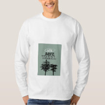 Safer Travel Pines Long Sleeve T - Shirt