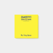 Safety Award Note Post-it Klebezettel (Vorderseite)