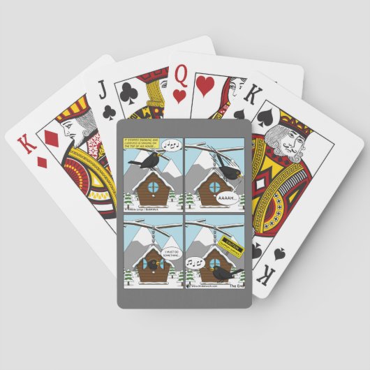 Safety First Comic Spielkarten (Rückseite)