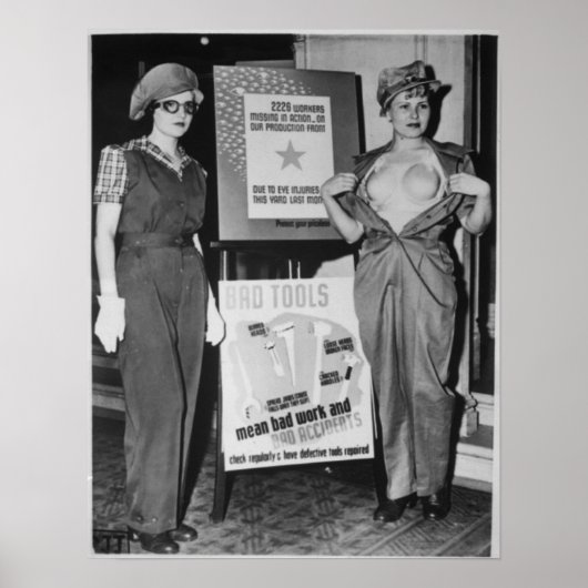 Safety Garb for Women Workers Poster (Vorne)