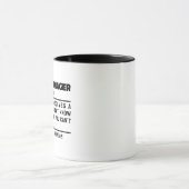 Safety Manager Noun Remüder Worker Funny Tasse (Zentrum)