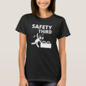 Safety Third Construction Gears Work Accident Mac T-Shirt (Vorderseite)