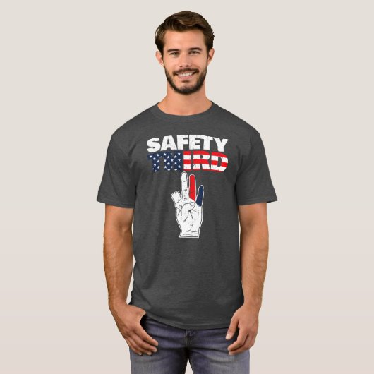 Safety Third Funny Missing Finger Safety Third T-Shirt (Vorne ganz)