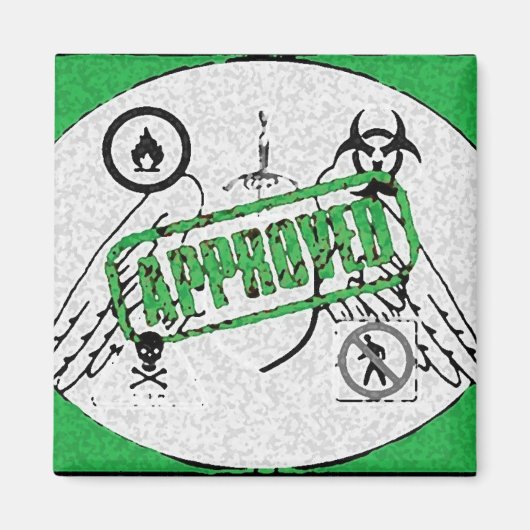 Safetyman genehmigt magnet (Vorne)