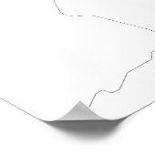 Säffle, Schweden (schwarz auf weiß) Poster (Ecke)