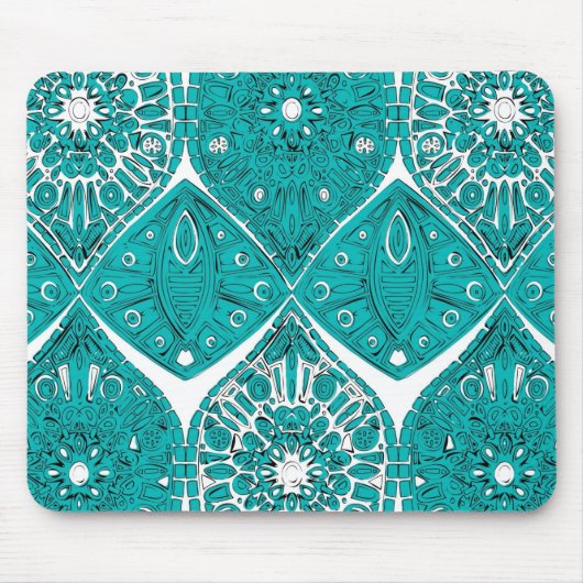 Saffreya Türkis Mousepad (Vorne)