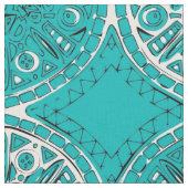 saffreya Türkis Stoff (Nahaufnahme)