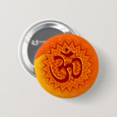 Saffrom gelbes OM Button (Vorne & Hinten)