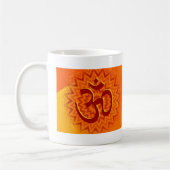 Saffrom gelbes OM Kaffeetasse (Links)
