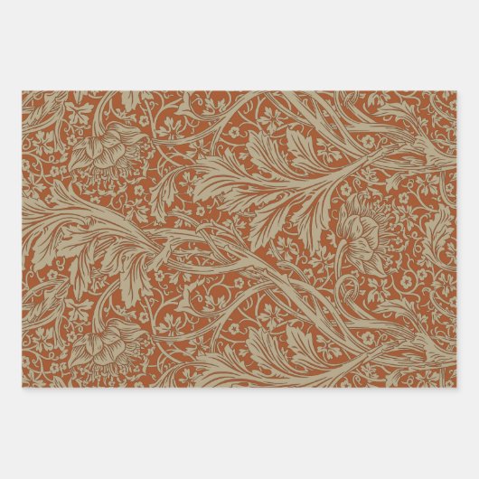 Saffron Arcadia William Morris Hawthorn Geschenkpapier Set (Vorderseite 3)