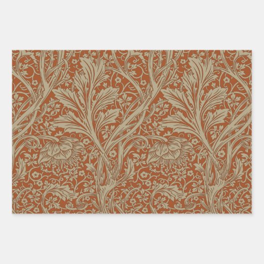 Saffron Arcadia William Morris Hawthorn Geschenkpapier Set (Vorderseite)