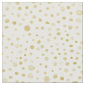 Saffron Confetti Wasserfarbe Dots Fabric Stoff (Nahaufnahme)