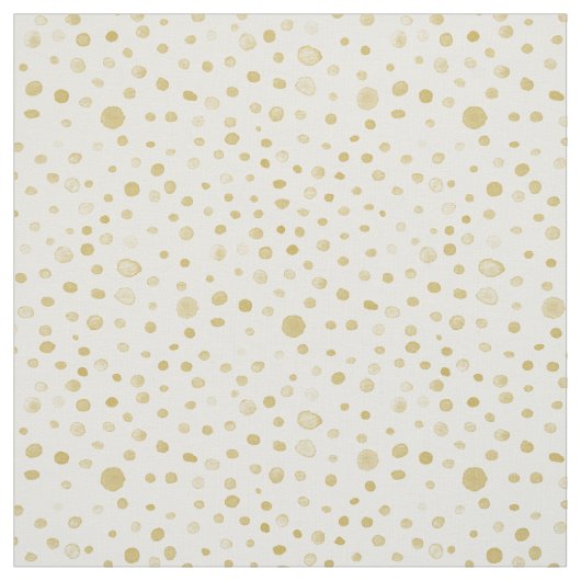 Saffron Confetti Wasserfarbe Dots Fabric Stoff (Muster)